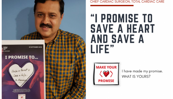 World Heart Day 2018 – Dr.Mahadevan makes a promise